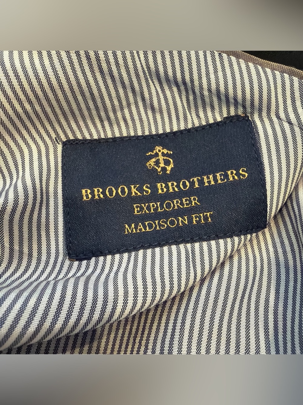 Brooks Brothers Explorer Madison Fit Blazer Wool Black Men’s 48L - Picture 3 of 7